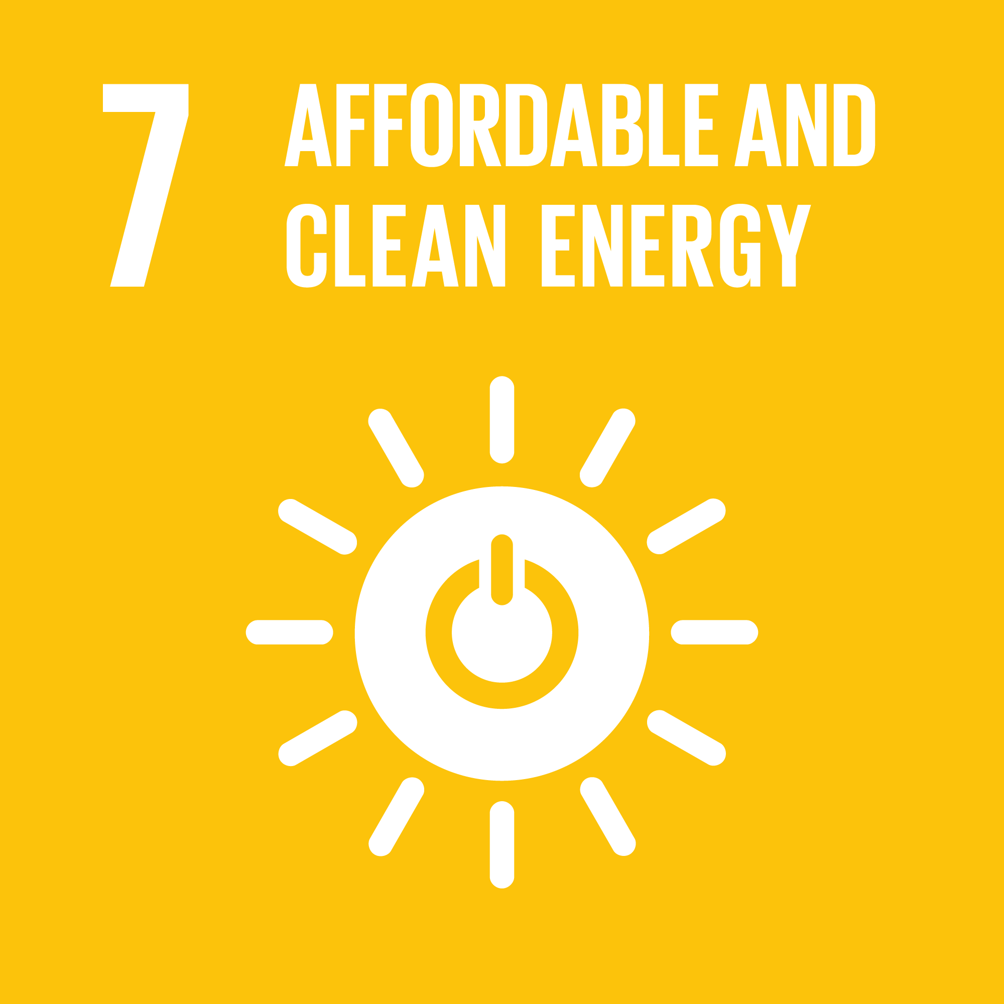 7. Affordable and Clean energy